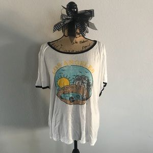 Trendy Los Angeles Ringer Top